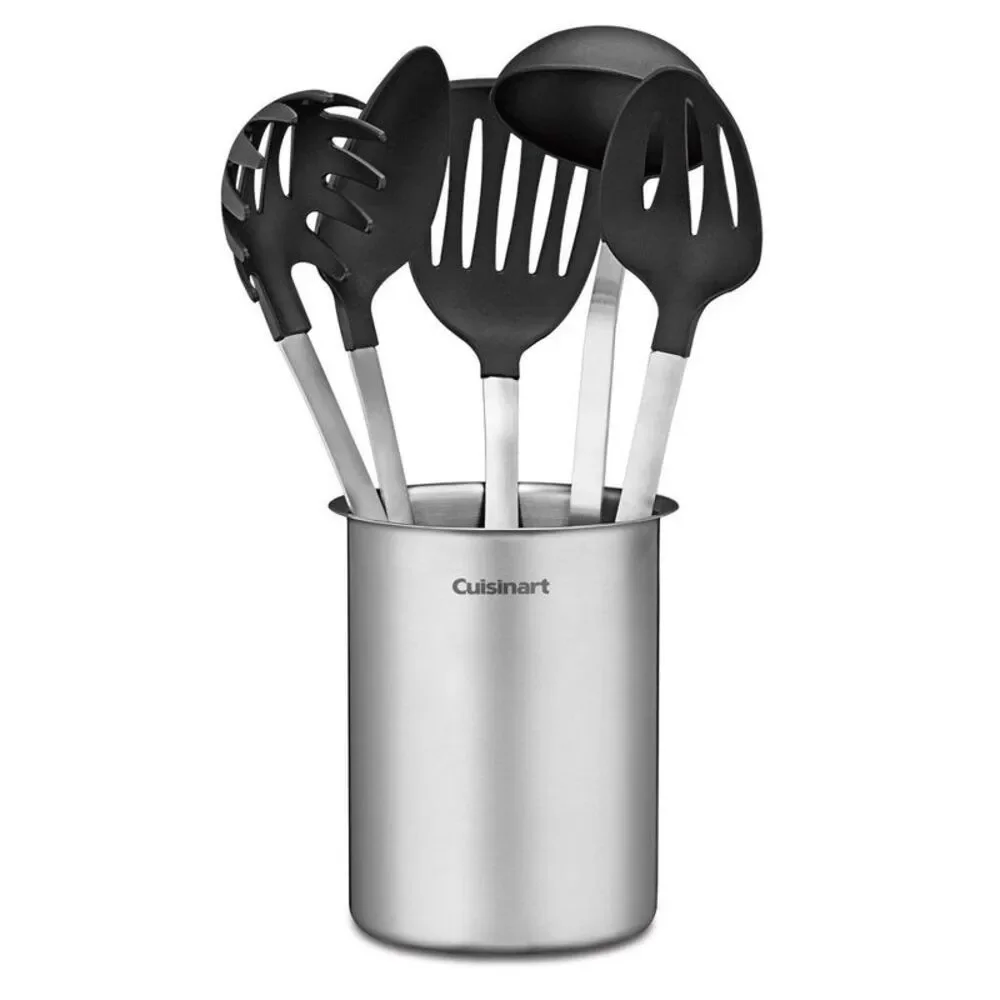 6pc Stainless Steel Kitchen Utensil Set - Crock & Barrel Handle